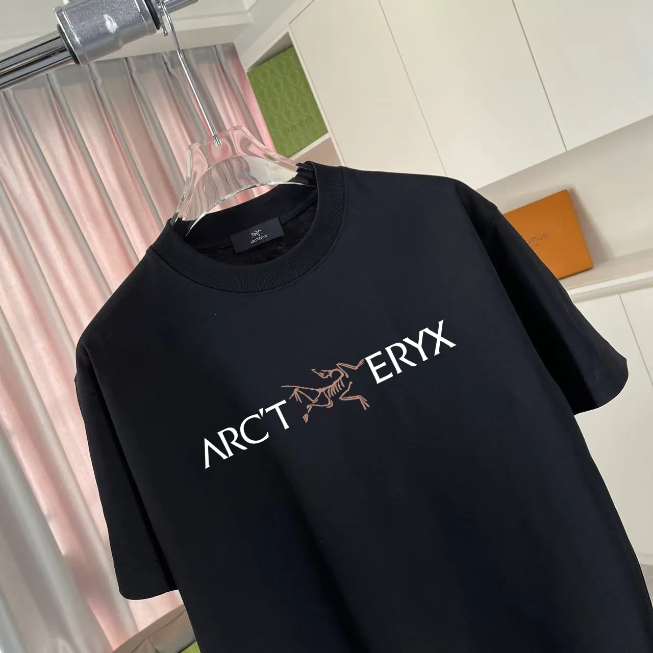 ARC'TERYX* 2025 New Arrival logo t g Same Style Size：S M L XL XXL ：Black White Blue Gray